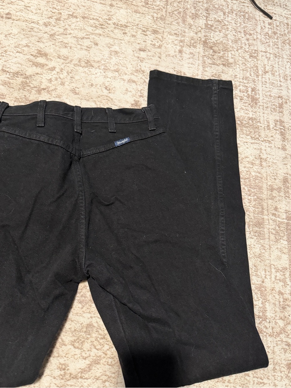 Wrangler Vintage Women's Black Straight Leg Jeans